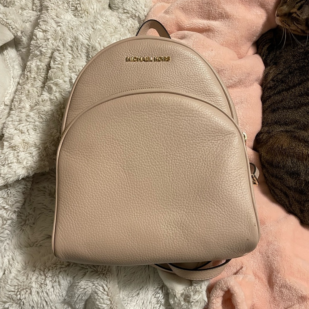 blush Michael Kors backpack